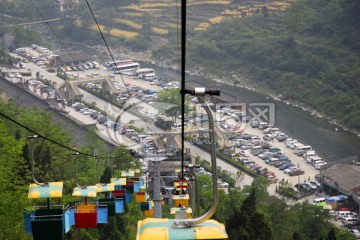 西羌九黄山索道