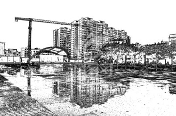 黑白城市