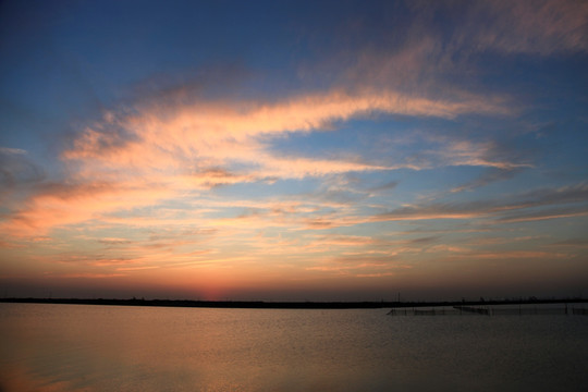 晚霞 夕阳 彩霞