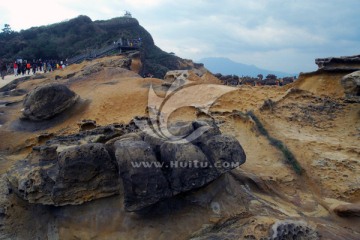 台湾 野柳 旅游胜地 地质公园