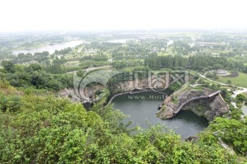 上海辰山植物园 矿坑花园 高清