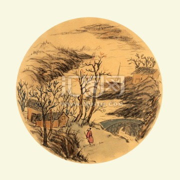 裝飾畫 山水畫