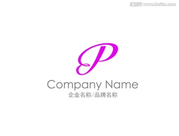 p字母LOGO 服装行业