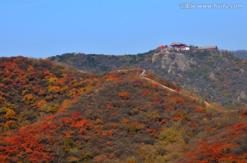 北京香山香炉峰秋色