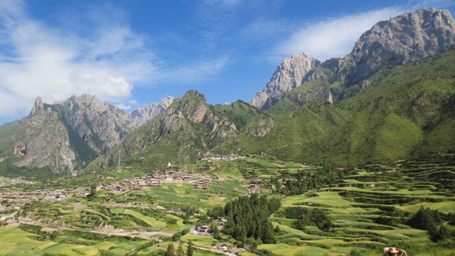 扎尕那 非著名山峰