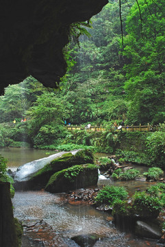 雅安碧峰峡峰帘珠