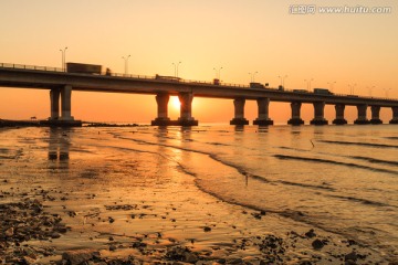 东海大桥日出