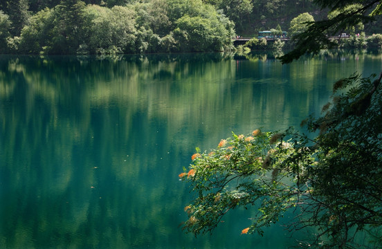 仙境般的青山绿水 高清九寨沟