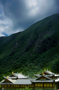 高山古寺 高清黄龙九寨风光