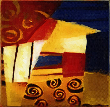 抽象裝飾畫(huà)