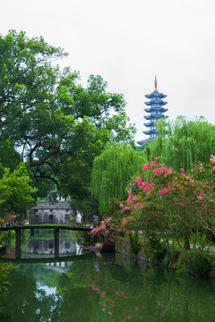 楠溪江岩头丽水街景区