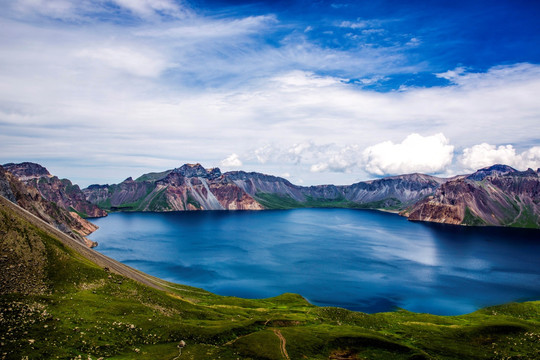 天池美景