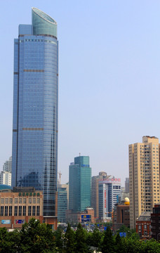 上海徐家汇商业区高楼