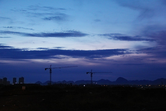 来宾市夜景图