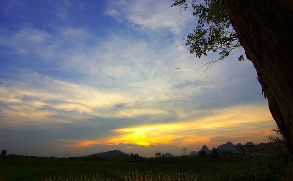 夕阳风景