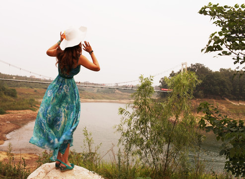 人物 女人 户外 旅行