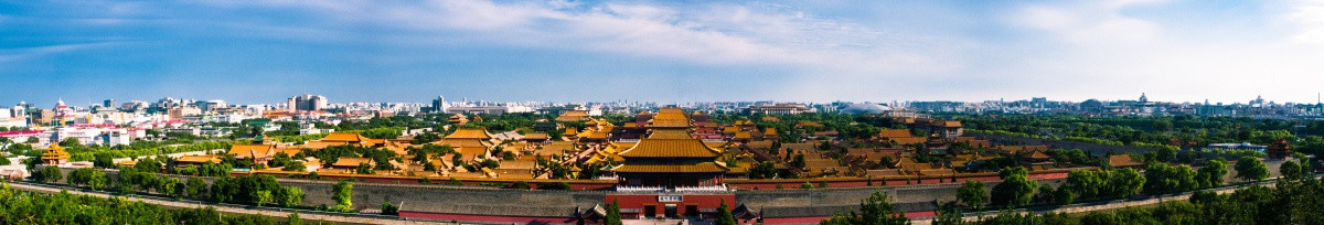 北京故宫全景图