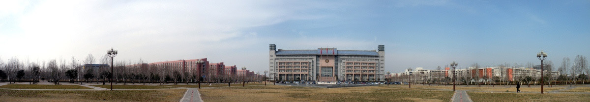 郑州大学新区180全景主楼