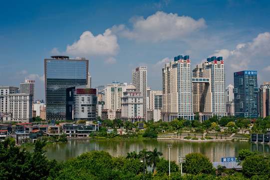 南宁汇歌湖全景