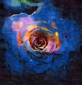 抽象畫 抽象花卉