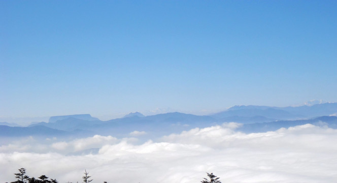 峨眉山云海 峨眉山 金顶云海