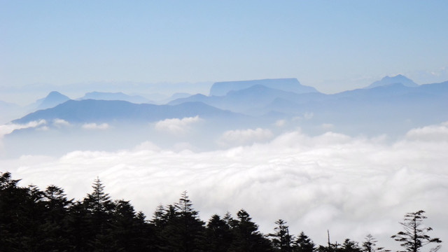 峨眉山云海 峨眉山 金顶云海