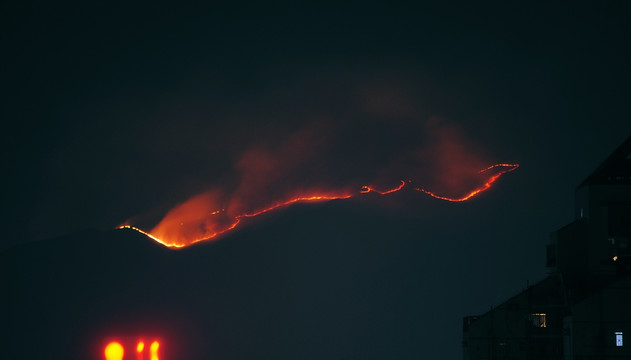 香港山火