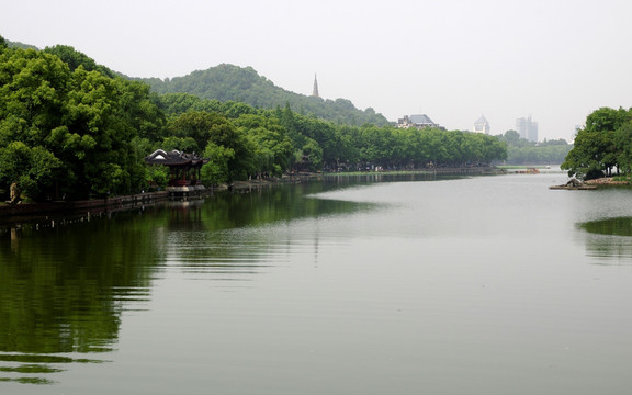 杭州 水墨西湖 北山街