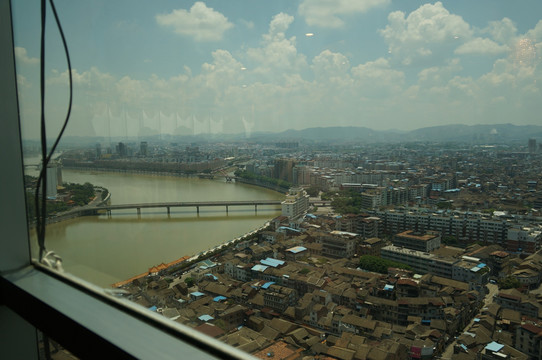 鸟瞰城市风景