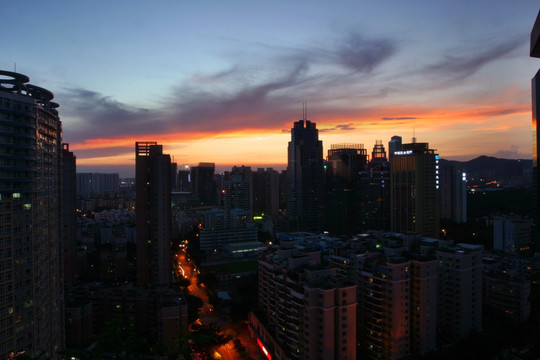 深圳的天空