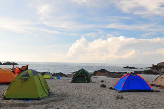 海洋海岛 岛屿 环境保护 露营