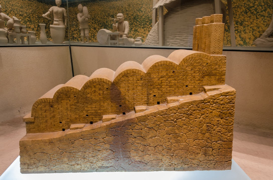 古代阶级窑模型 古代烧窑技术