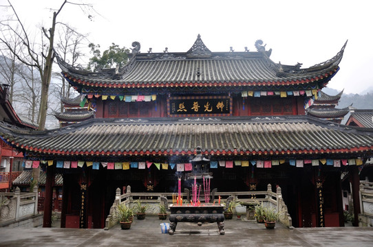 青城后山 古泰安寺