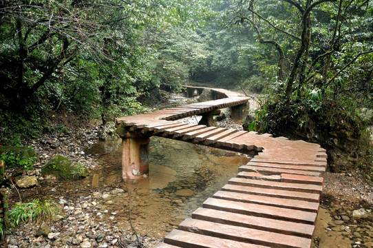 青城后山 栈道