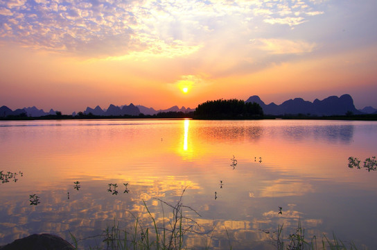 日落 风景 （有噪点）