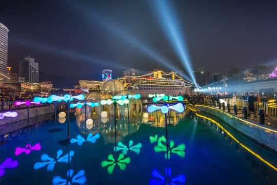 深圳海上世界夜景