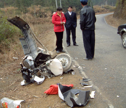 车祸事故现场