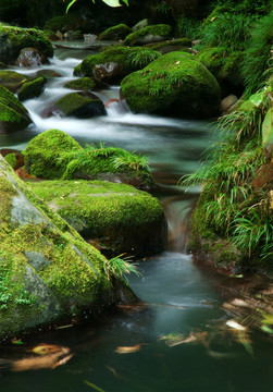 山青绿水流