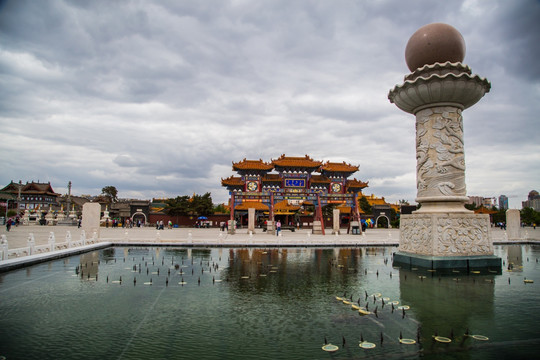 呼和浩特大昭寺广场