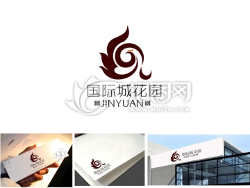 凤凰 LOGO 花园城标志