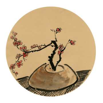 國畫梅花