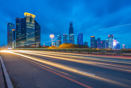 深圳中心夜景 大中华国际广场