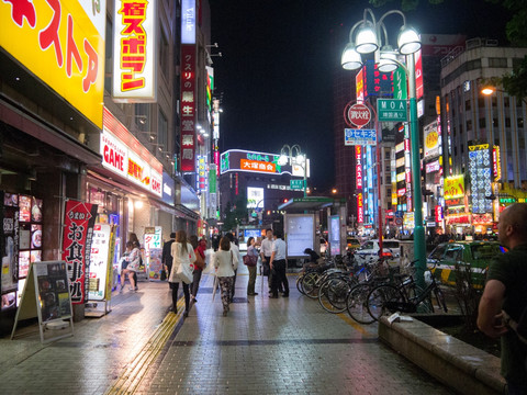 东京新宿 商业中心