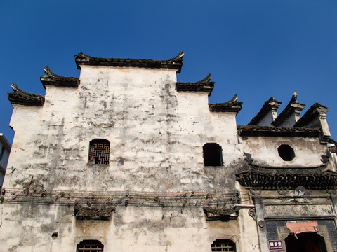 中国徽派建筑 老房子