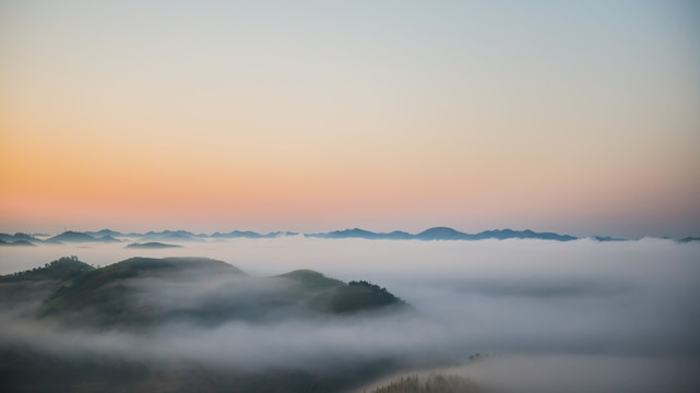 雾景 家乡美