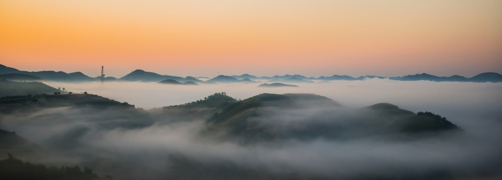 雾景 家乡美