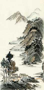 装饰画 山水画