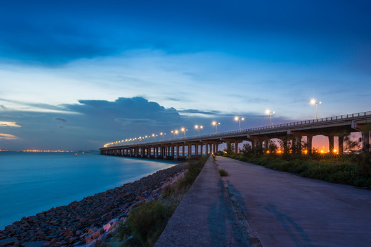 广深沿江高速公路 夜景