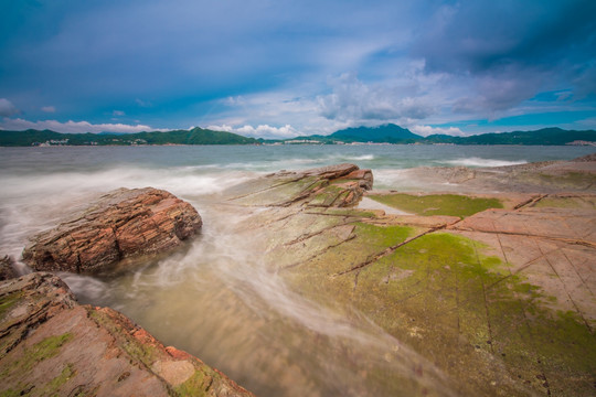 页岩 岩石 海岸