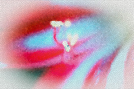抽象藝術(shù)花卉